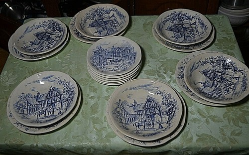 Ancien service assiettes - service,