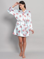 Femme Satin Soie Kimono Robe