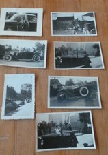 LOT3 7 PHOTOS VINTAGE CARS