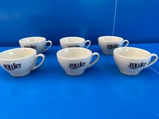 Folliet Lot de 6 grandes tasses à café, chocolat the collection IVORIE