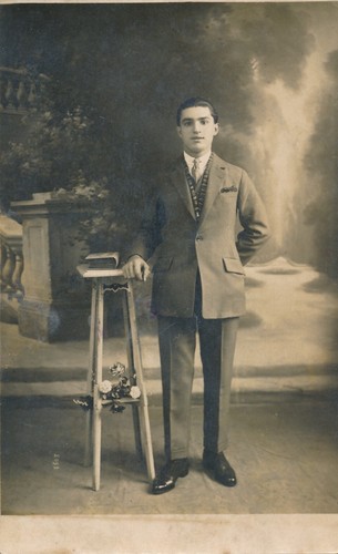 Photo carte jeune homme - photo-carte, debout