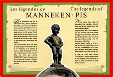 MANNEKEN-PIS, Bruxelles, Rue de l'Etuve, Jérôme Postcard
