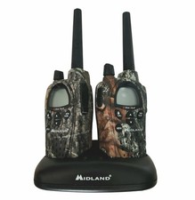 Midland GXT 850 X-Tra-Talk Walkie Talkie Set With Charging Station Camo Design