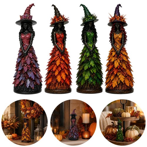 Ornement sorcière résine - sorcière,
