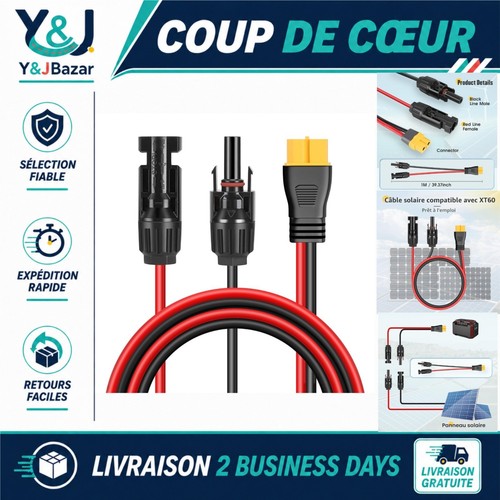Câble adaptateur solaire xt60 - adaptateur,
