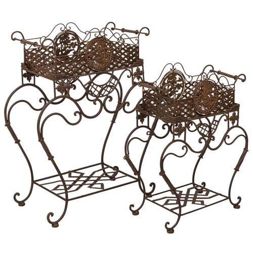 Paire bac fleurs pot - paire,