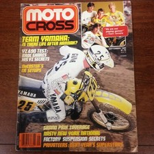 SEPTEMBER 1983 MOTOCROSS MAGAZINE 125cc / 250cc NATIONALS  BROC GLOVER VINTAGE 