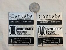 Lot De 2 Vintage University
