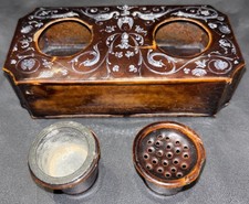 encrier en tôle emaillée