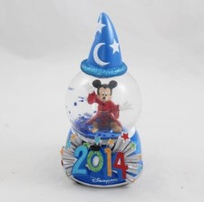 2014 Snow Globe Mickey DISNEYLAND PARIS Fantasia Sorcerer's Disney Ball