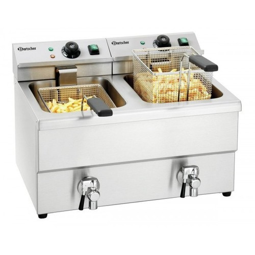 Friteuse inox double 8 - double, x