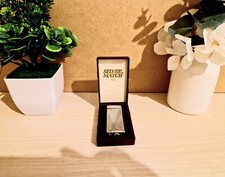Silver Match Brand Gray Collectible Lighter with Brown Box