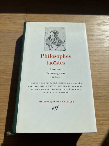 Pleiade philosophes taoïstes - philosophes,