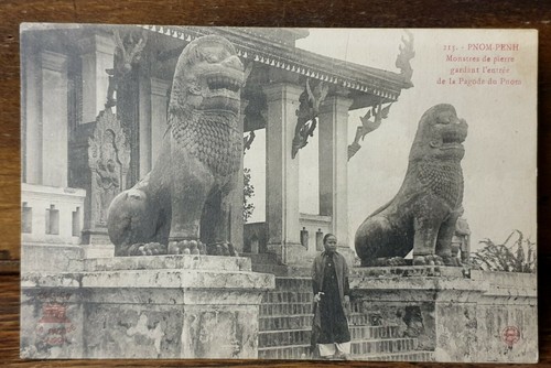 Carte postale ancienne pnom - postale,