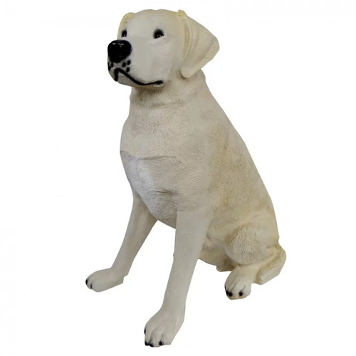 Statue chien labrador - statue, assis
