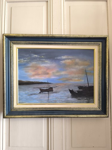 Magnifique marine huile - à, l'huile