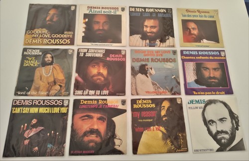 Demis roussos lot disques - , 12