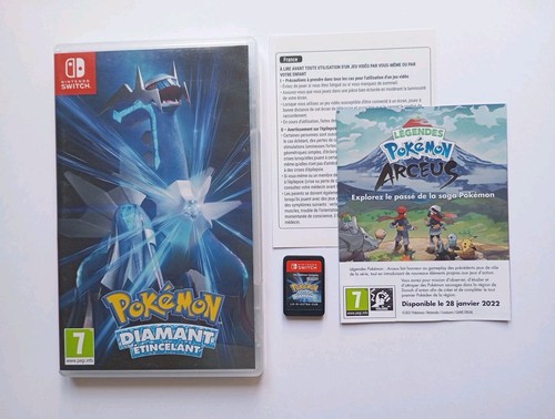 Jeu switch pokémon diamant - switch,