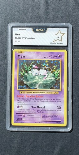 Carte pokémon mew 108 holo - carte,
