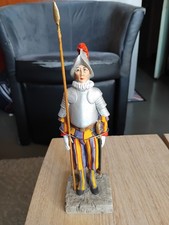 soldier resin figurine swiss guard vatican