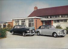 VTG 1962 ROLLS-ROYCE SILVER CLOUD III BENTLEY 'S3' SALES BROCHURE/PICTURES/SPECS