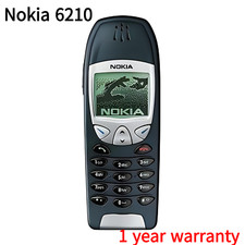 Nokia 6210 2G GSM 900/1800 Unlocked  Mini-SIM Mobile Phone 1 year warranty