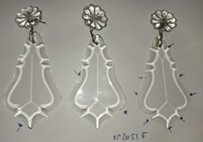 3 Pampilles avec rosaces et