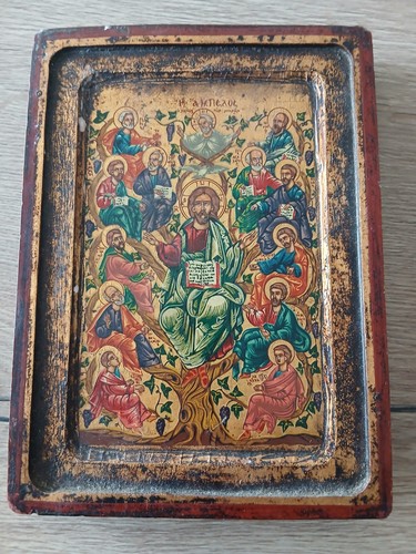 Icône religieuse sur bois - icône,