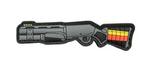 Ecusson/patch Fusil à pompe - PVC - velcro - Livraison gratuite