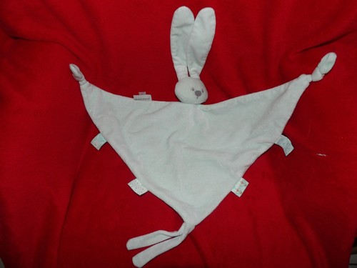 Doudou plat triangle lapin - plat,