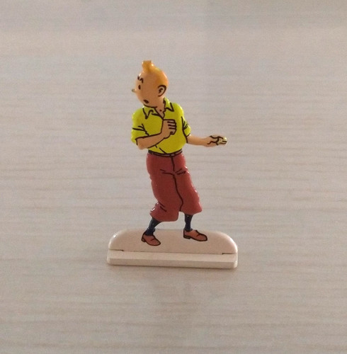Figurine métal tintin - métal,