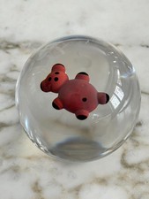 SULFIDE CLIPBOARD BEAR ROSE SAINT-LOUIS BACCARAT