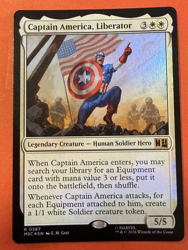 Mtg marvel captain - —,