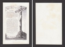 Image Pieuse Mortuaire - Blanc