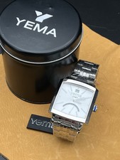 Montre Yema Quartz Homme 50 MT  Landgraf Acier 40mm 24h Retrograde Date YMHF0517