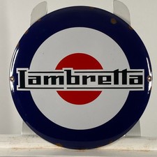Plaque émaillée Lambretta -