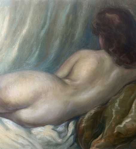 Beau tableau ancien portrait - beau,