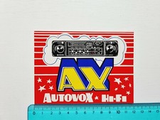 Autocollant Ax Autovox Hi-Fi