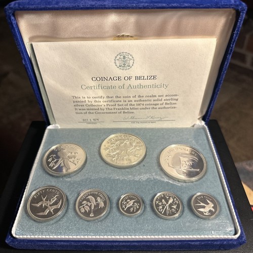 Franklin mint belize 1974 - belize,