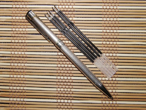 Stylo bille argent massif - stylo,
