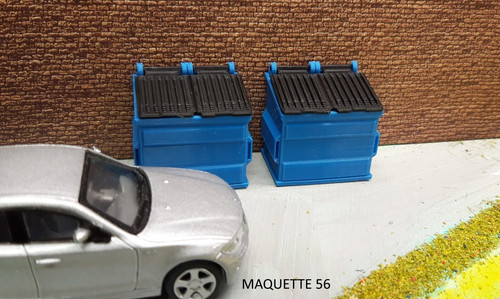 Lot bennes ordures - lot,