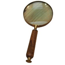 Loupe manguier laiton doré