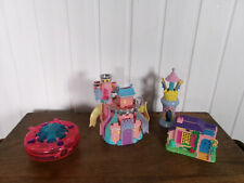 lot of 4 Trendmasters Polly Pocket Genie toys 90s Castle House starshine