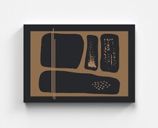 Tableau sur toile carré abstrait décoration moderne street art peinture mural...