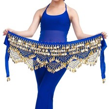 Ceinture Danse Orientale Femme Foulard Danse du Ventre avec Pièces Écharpes d...