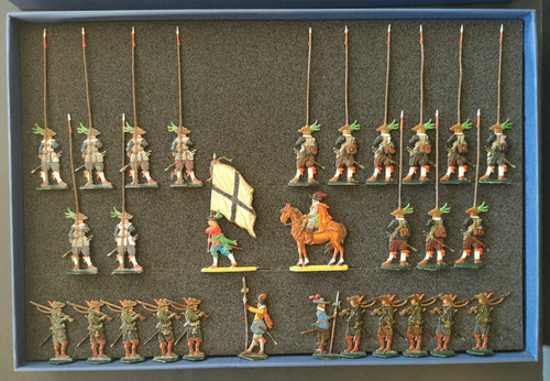 Plats étain zinnfiguren - plats,