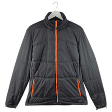 Decathlon Forclaz Mens Black Padded Light Weight Walking Hiking Jacket Size XL