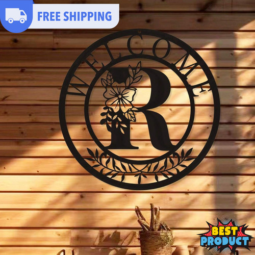 Metal door plaque 8in - plaque, 11.8in