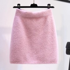 Femme Jupe Courte Faux Vison