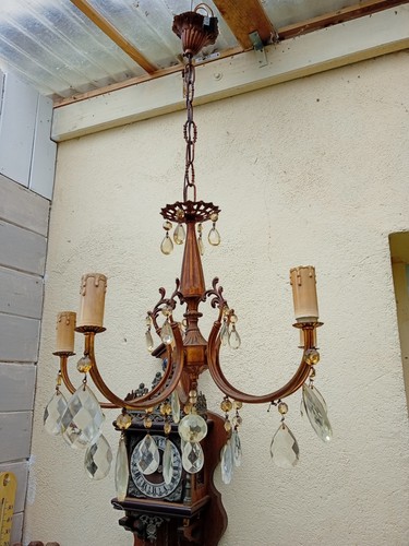 Ancien lustre suspension - lustre,